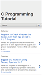 Mobile Screenshot of cprogramming.language-tutorial.com