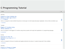 Tablet Screenshot of cprogramming.language-tutorial.com